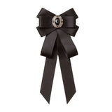 ビジューリボンタイクリップ