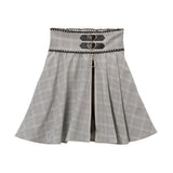 バックルハートジップスカパン