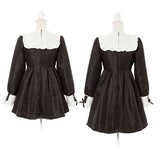 ジャガードスクエア切替ワンピース