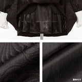 ジャガードスクエア切替ワンピース