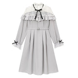 オフショルレースフリルワンピース