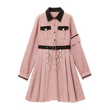 アーミーデザインチェーンワンピース