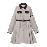 アーミーデザインチェーンワンピース