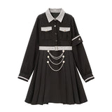 アーミーデザインチェーンワンピース