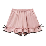 ちら見せフリルショートパンツ