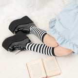 【メール便】ボーダーハイorニーハイソックス