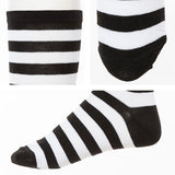 【メール便】ボーダーハイorニーハイソックス