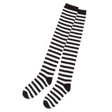 【メール便】ボーダーハイorニーハイソックス