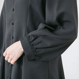 【選べる丈】ペンタゴンネックAラインワンピース