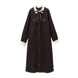 ダブルチェーンシャツワンピース