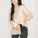 【メール便】大理石柄シャツ