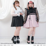 【メール便】レースボウタイフリルブラウス