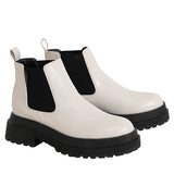 5cmヒールサイドゴアショートブーツ