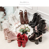 ハートカットロリータショートブーツ