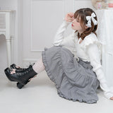 ハートカットロリータショートブーツ