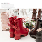 ハートカットロリータショートブーツ