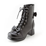 ハートカットロリータショートブーツ