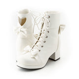 ハートカットロリータショートブーツ