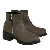 6cmヒールサイドジップショートブーツ