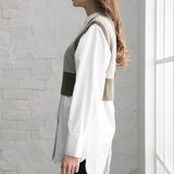 【前後2WAY】幾何学柄ビスチェ【ニット】