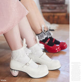 いちごヒールロリータパンプス