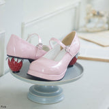 いちごヒールロリータパンプス