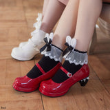 いちごヒールロリータパンプス