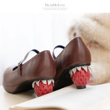 いちごヒールロリータパンプス