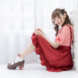 いちごヒールロリータパンプス