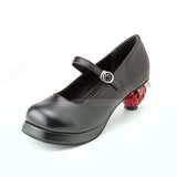 いちごヒールロリータパンプス