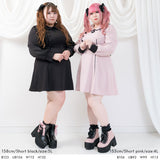 パイピングフリルナースワンピース