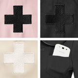 パイピングフリルナースワンピース