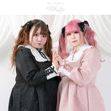 ジャガードスクエア切替ワンピ