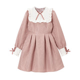 ジャガードスクエア切替ワンピ