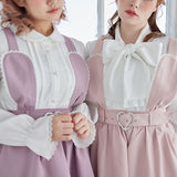 うさ耳サスペンダースカート