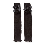 ぽんぽんリボンレッグウォーマー