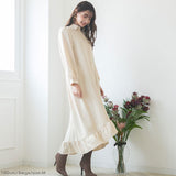 フィッシュテールロングシャツワンピース