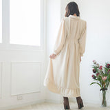 フィッシュテールロングシャツワンピース