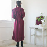 フィッシュテールロングシャツワンピース