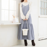 サンドスウェードマーメイドキャミワンピース