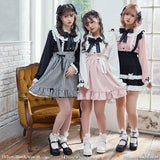 コットン刺繍レース丸襟ブラウス