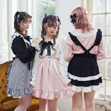 コットン刺繍レース丸襟ブラウス