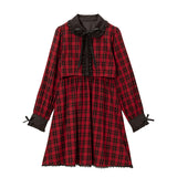 フリルリボンセットアップ風ワンピース