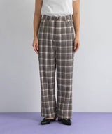 チェック柄パンツ