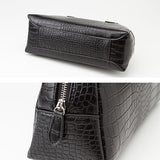 クロコ型押しミニボストンバッグ