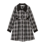 上品配色ワンピース