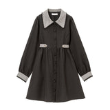 上品配色ワンピース