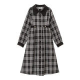 上品配色ワンピース