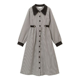 上品配色ワンピース