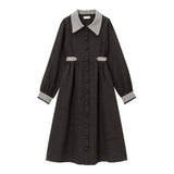 上品配色ワンピース